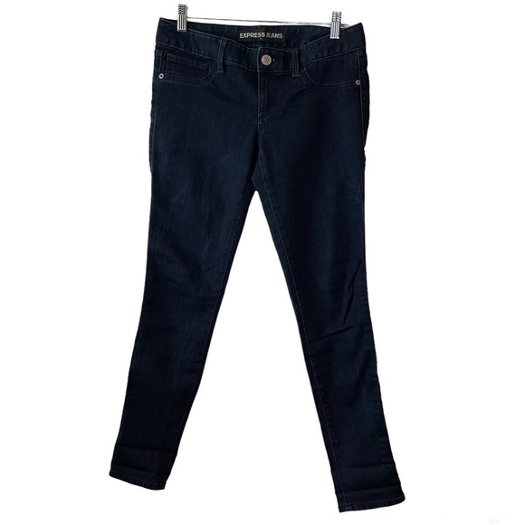 Express Stella Legging‎ Womens Low Rise Jeans Blue Denim Size 6R - Picture 1 of 16